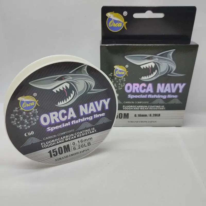Senar Pancing Orca Navy Flourocarbon 150M 7