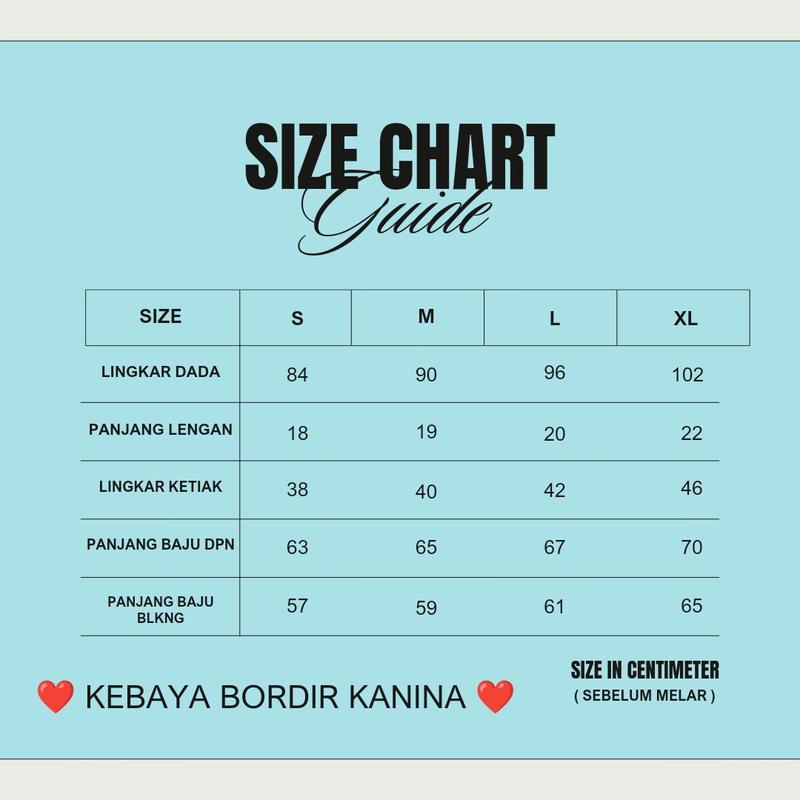 Product Introduction of Kebaya Encim Bordir Lengan Pendek KaNiNa 0