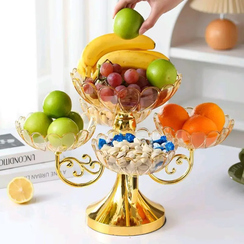 Piring saji hidangan buah atau permen