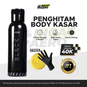 Aero Black Penghitam Kendaraan / Coating dan Nano Ceramic Coating Air Car Paint
