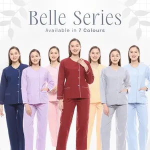 [SANDRINA] Baju seragan suster/ Baju nanny/ Seragam Baby sitter ( lengan panjang )