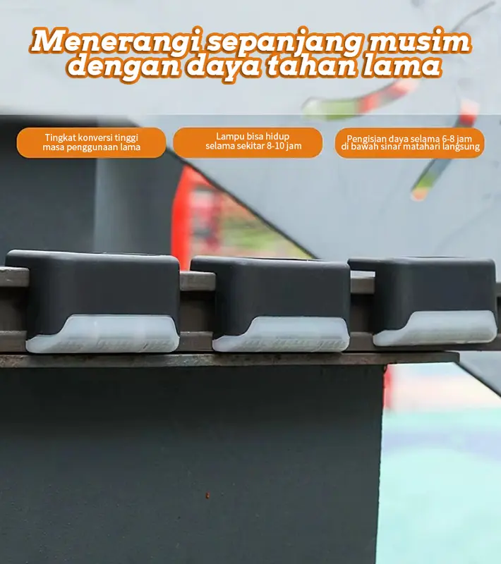 Lampu LED Tangga Tenaga Surya,  Lampu Tangga Tenaga Surya, Lampu Taman,  Lampu Pagar Tangga,  Lampu Hias Teras Tahan Air, Panel Dekoratif Rumah Taman, Lampu Sensor LED Tanpa Listrik Tenaga Surya 2