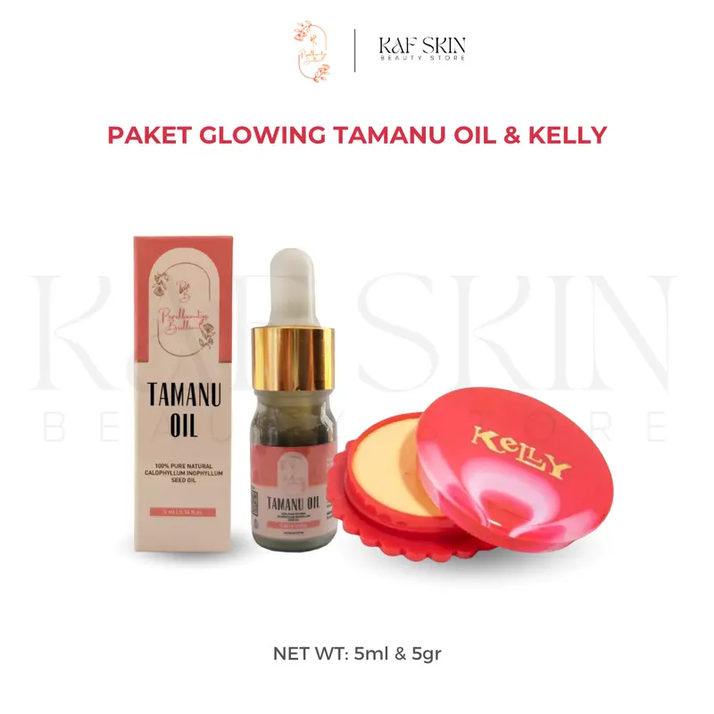 PAKET GLOWING TAMANU OIL DAN KELLY PEARL CREAM 3
