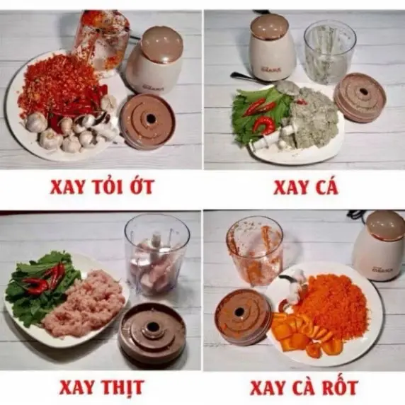 ￼Máy Xay Đa Năng Osaka Nhật Bản - Máy Xay Sinh Tố,Thịt Cao Cấp-Lưỡi Dao Lớn Không Gỉ 2