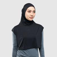 Gambar HIA EveryWear Adeeva Sport Hijab Running Outdoor & Indoor Slim Spandex Hitam Keren Elegan - Hitam dari HIA EveryWear Kota Bandung 4 Tokopedia