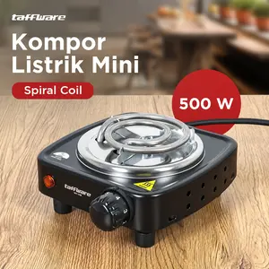 Indo MALL Jakarta - Taffware Kompor Listrik 1 Tungku Mini Portable Coil Hot Plate 500W - WY-03B