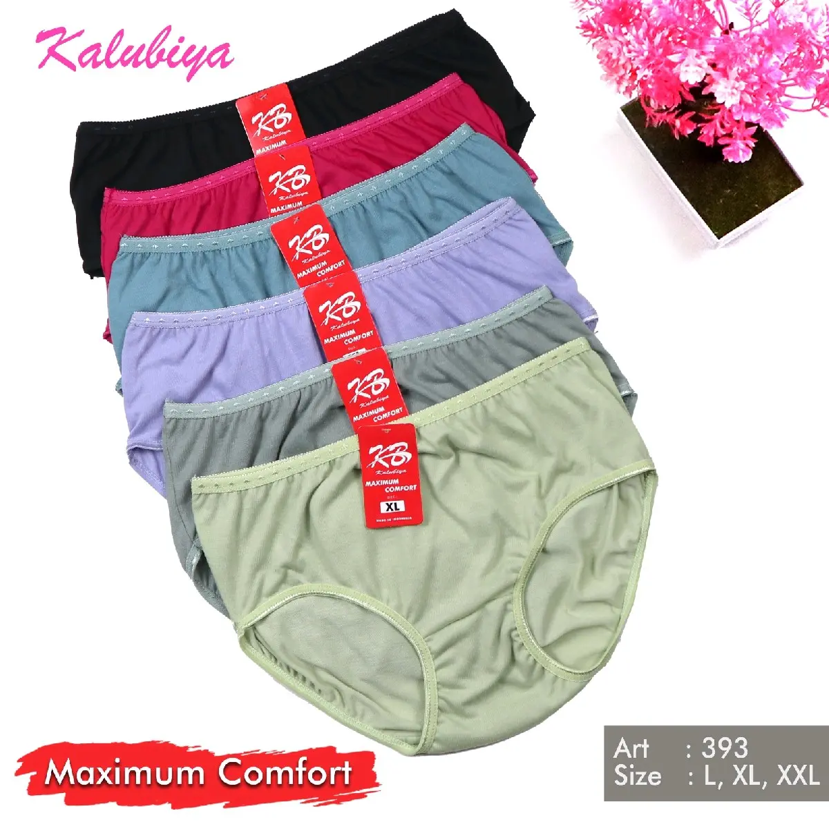 CD CELANA DALAM WANITA KATUN KALUBIYA ADEM LEMBUT HALUS MELAR ELASTIS CEWEK PEREMPUAN MURAH PREMIUM 393