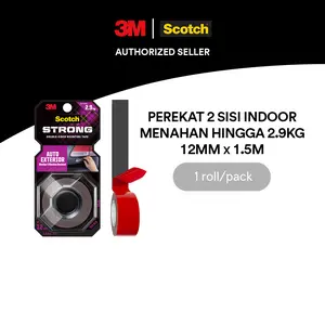 Scotch 3M Auto Exterior Perekat Isolasi Mounting Tape 12MM X 1.5 M