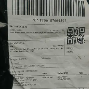 ADAPTOR BOR - GRINDA ADAPTER KONVERTER BOR JADI GURINDA 4 inci KONEKTOR ARBOR POLES POTONG