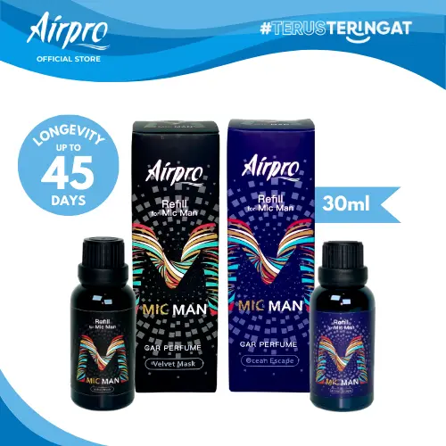 Airpro MicMan 2.0 Refill Pengharum Mobil / Parfum Mobil