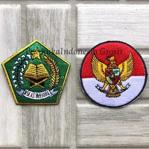 ￼LOGO KEMENAG IKHLAS BERAMAL + GARUDA BORDIR