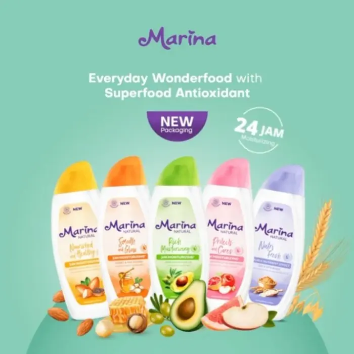 Marina Natural Hand Body Lotion & Lotion 95ml