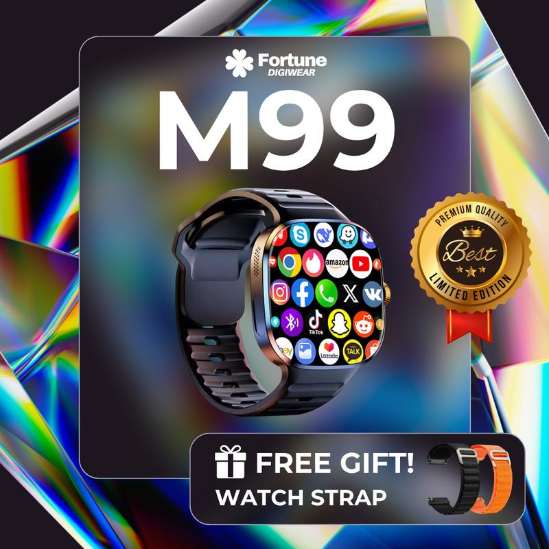 FORTUNE DIGIWEAR M99 Smartwatch Android AMOLED WIFI SIM Shop  Tokopedia