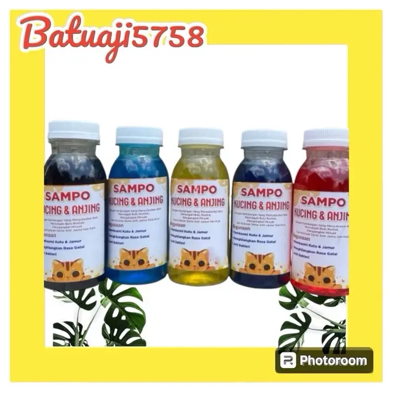 Sampo Kucing Anti Rontok Dan Anti Kutu Anti Jamur 100ml tutup ECERAN