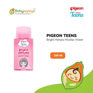 PIGEON TEENS BRIGHT HEROES MICELLAR WATER 100 ML| Micellar Water Pembersih Wajah Double Cleansing|Skincare Infused