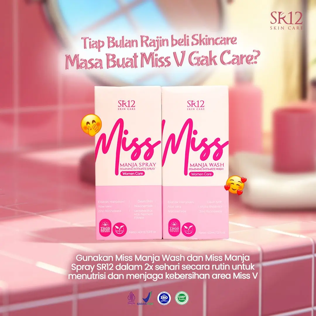 SR12 Paket Miss Manja | Manja Wash & Spray Women Care