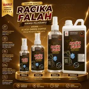 Racika Falah Parfum Sepatu Wangi Black Green Cofee Antibakteri Wangi Tahan Lama