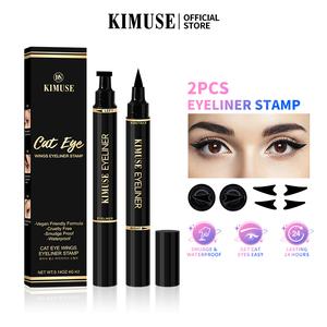 Kimuse Black Double Head Waterproof Eyeliner Pencil Eye Makeup(2 Pcs/Set) 4g*2