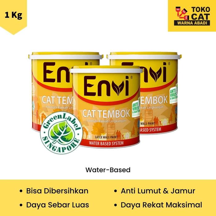 Gambar Cat Tembok Envi 1 Kg / Cat Wangi dari Warna Abadi Solo Kota Surakarta Tokopedia