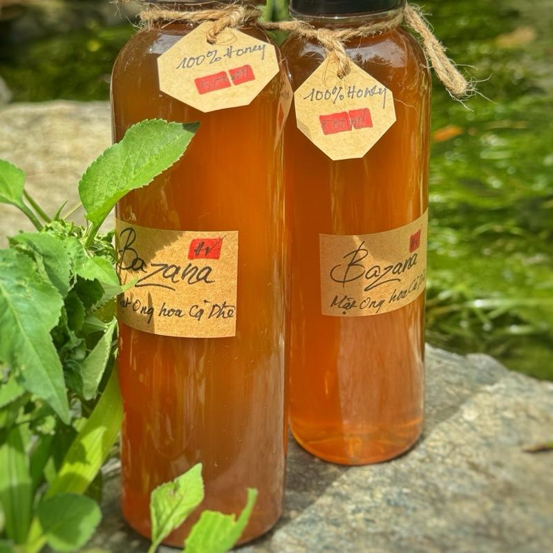  1 Lít Mật Ong Hoa Cà Phê  2 chai nhựa 500ml  