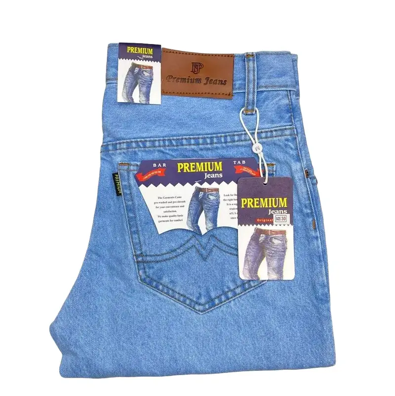 Seluar Denim Lelaki Saiz Besar kind Tambal Siap Stok 28-48 Jenis