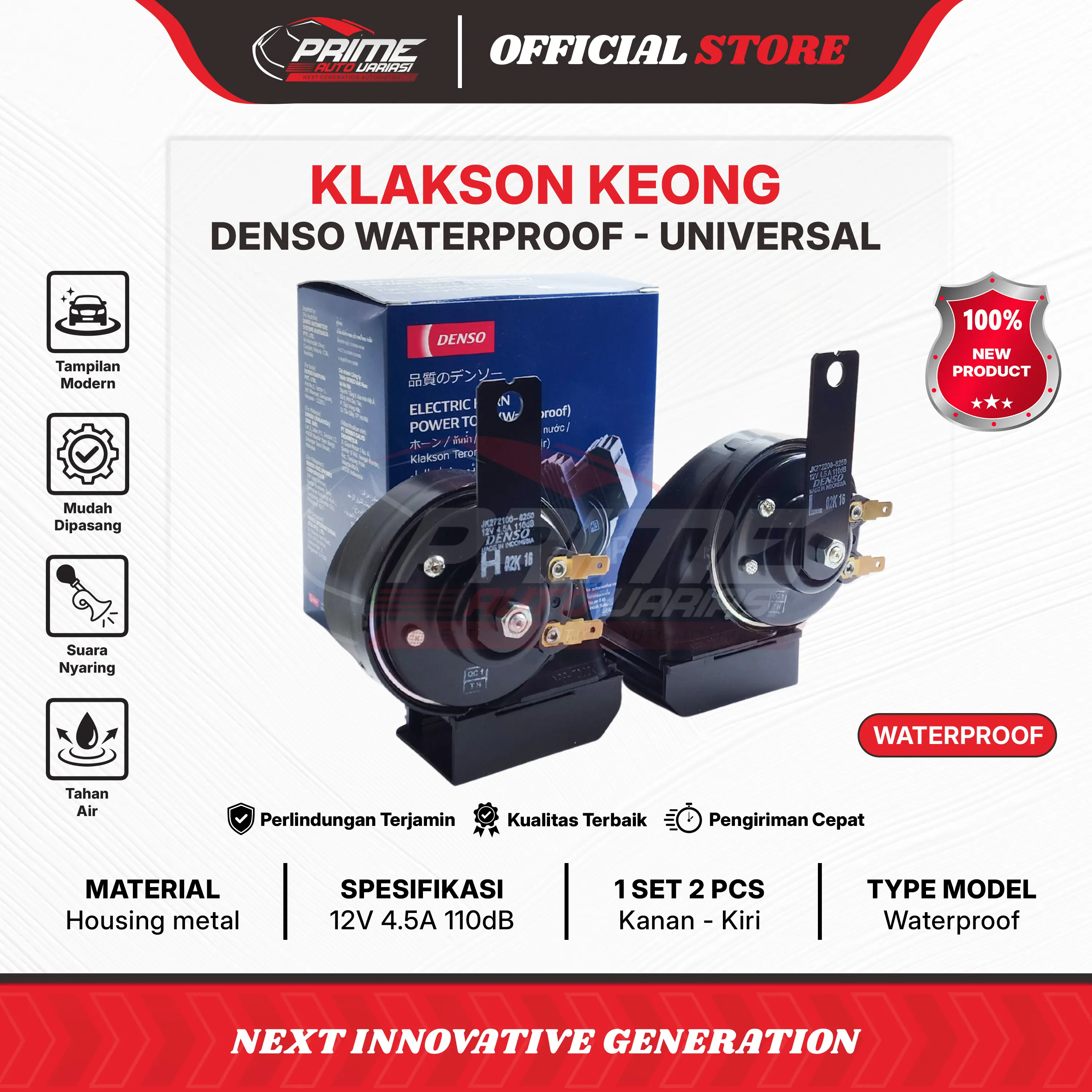 Klakson Keong DENSO Waterproof Original