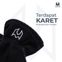 Gambar Glove Outdoor Hiking Hangat Polar 01 Hikemore - Black Grey, M dari Hikemore Kab. Tangerang 5 Tokopedia