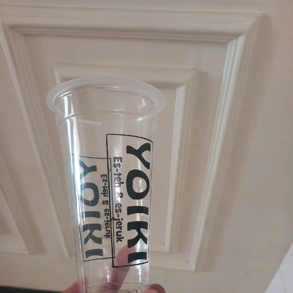 sablon gelas cup 18 oz slim hook