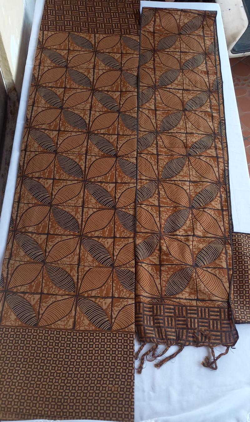Product Introduction of Kamen  Motif batik  Katun lembaran set selendang 17