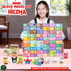 COD Nano Block Model DIY Karakter Kartun Mainan Balok Susun Edukasi Anak Bricks Mini Blok Hadiah Toys