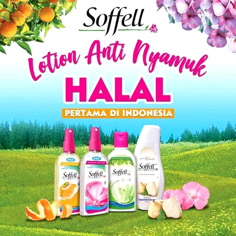 12 Sachet Soffell Lotion Anti Nyamuk Kemasan Jumbo Sachet 10gr 2