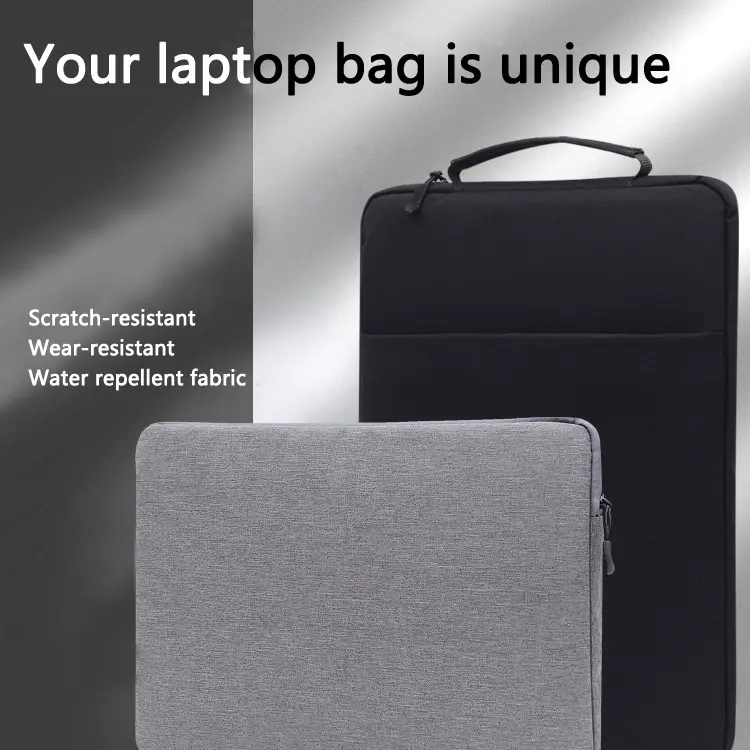 Handheld Laptop Bag Ipad Liner Waterproof Pouch Bag Shockproof , Protective Sleeve Portable 13/14/15/15.6/16 inch unisex For Macbook Notebook Laptop