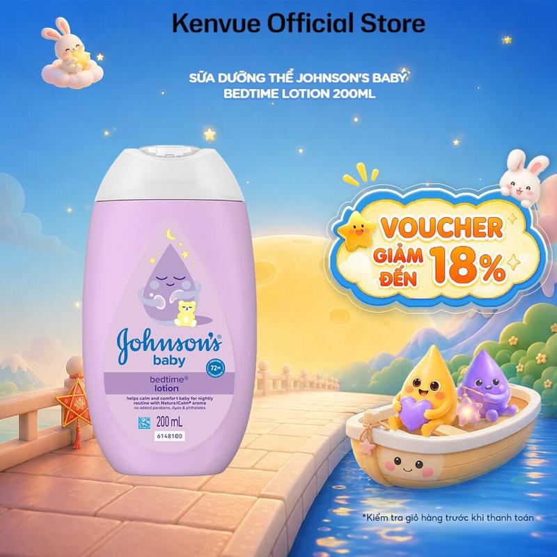 Sữa dưỡng thể Johnson's Baby Bedtime Lotion 200ml