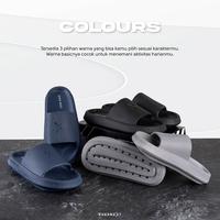 Gambar EVERNEXT APPAREL - Sandal Selop Pria Wanita Sandal Yezzy Slip On Sandal Slippers  Slide Distro Pria Terbaru - BLACK, 40 dari EVERNEXT APPAREL Kota Tangerang 5 Tokopedia