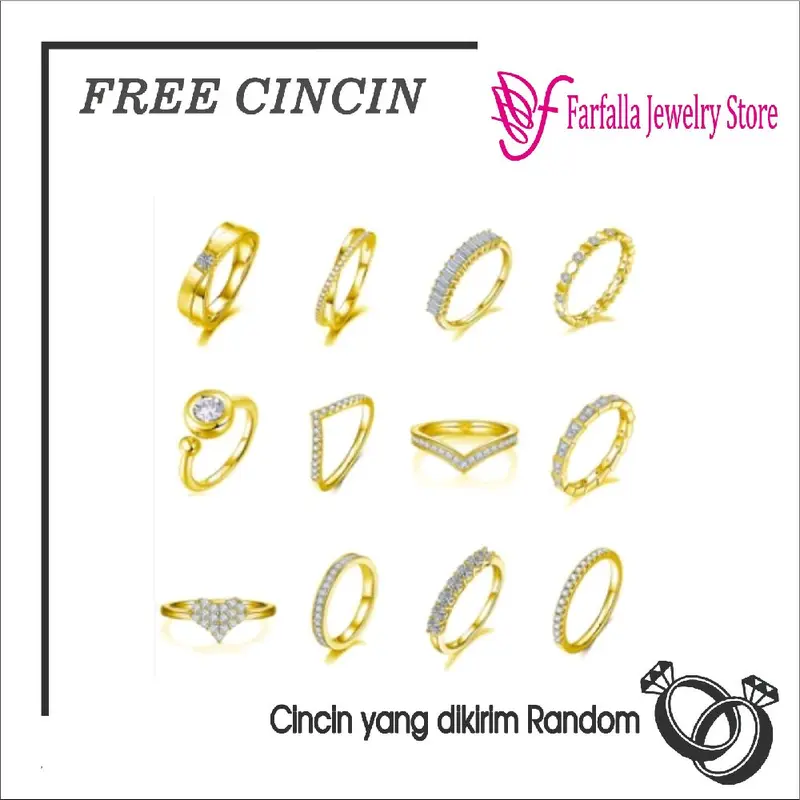 Farfalla - Kayla Necklace - Kalung Titanium Custom Nama Anak Remaja Dewasa Anti Karat Perhiasan Stainless Gold Silver 2