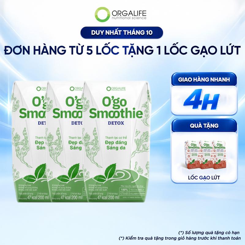 O'GO SMOOTHIE Detox – Sinh Tố Tiện Lợi (200ML)