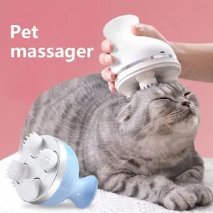 Pemijat Kulit Kepala Kucing 3D Elektrik - Massager Pet Dengan Putar Otomatis, Tahan Air IPX7, Getaran Relaksasi, Baterai Durable, Model [Model Name], Panjang [Panjang cm] x Lebar [Lebar cm]