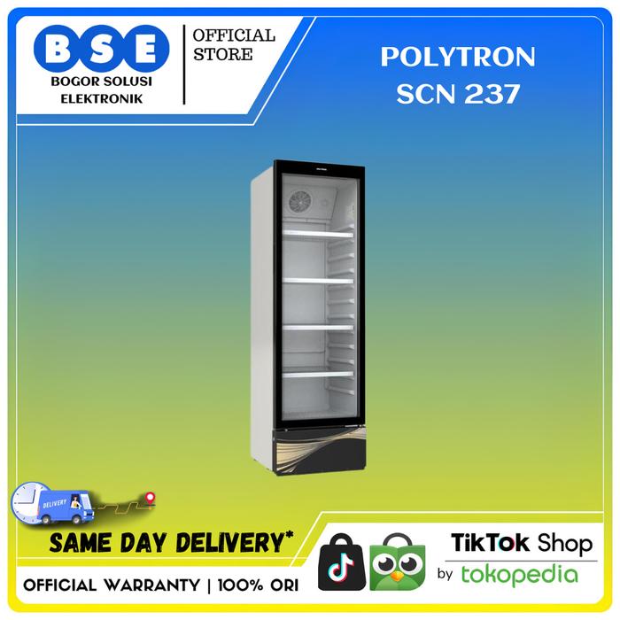 Gambar Kulkas Showcase Polytron SCN 237 4 Rak 285 Liter Showcase SCN237 dari Bogor Solusi Elektronik Kab. Bogor Tokopedia
