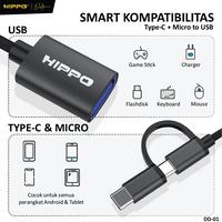 Gambar OTG HIPPO 2 IN 1 DD-01 USB A TO MICRO & TYPE C dari Hippo Official Yogyakarta Kota Yogyakarta 5 Tokopedia