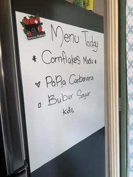 Product Review of Craft.E Chalkboard Blackboard /Whiteboard Wall Sticker + FREE Chalks/Marker from @**🥨 1