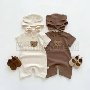 Jumpsuit set anak 0-12 bulan Rib knite premium
