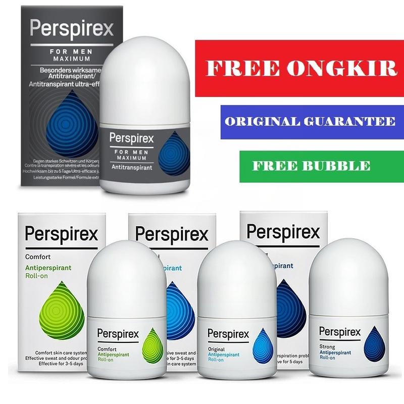 Product Introduction of Perspirex Antiperspirant Original 5 ml Roll On - Deodoran Ketiak Mengurangi Keringat dan Bau Badan 3-5 Hari Deodorant 3