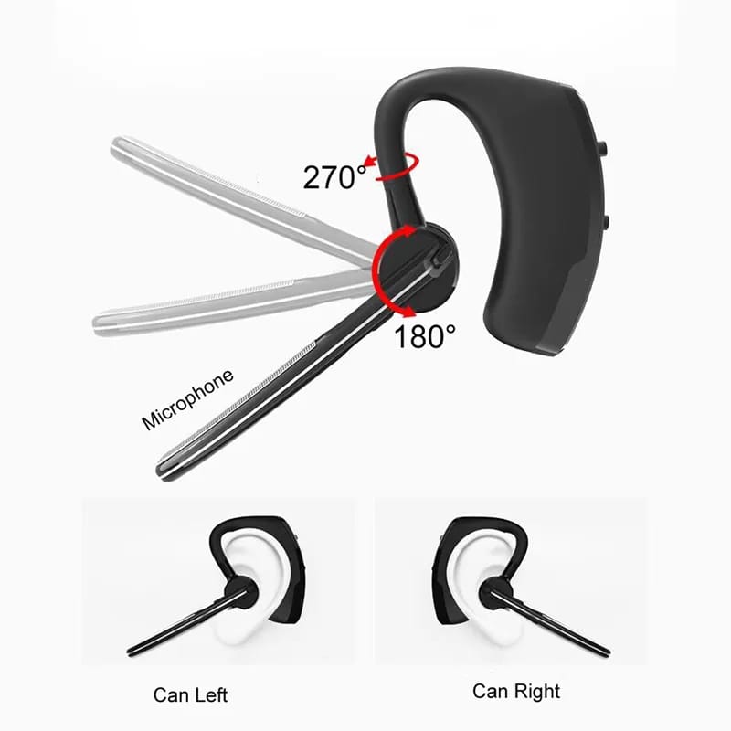 V8 Ear Mounted Wireless Bluetooth Earphone For Business Calls Noise Reduction Mini Single Headset V8 Ear Mounted Wireless Bluetooth Earphone For Business Calls Noise Reduction Mini Single Headset