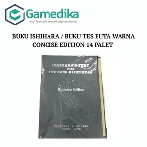 BUKU ISHIHARA / BUKU TES BUTA WARNA CONCISE EDITION 14 PALET