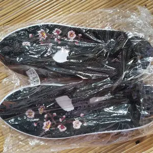 LVR Amber FREE BOX LV0328 Sepatu Slip On Sepatu Wanita Motif Bunga Premium Quality