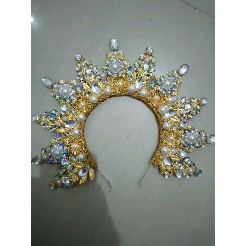 Aksesoris Sunting Merak Adat Modern untuk Tari dan Pengantin/sunting merak Bunga besar/sunting merak love 3