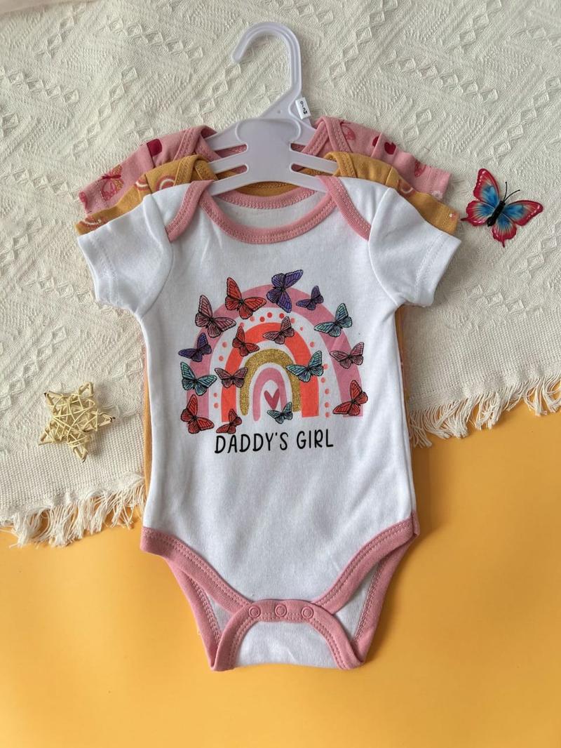 Product Introduction of Bodysuit Lengan Pendek Isi 3 Baby Boy dan Girl Bahan Katun Untuk Anak Laki Laki dan Perempuan Usia Newborn Sampai 9 Bulan 25