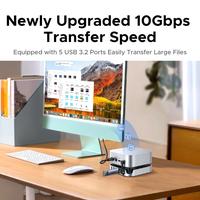 Gambar UGREEN HUB 11in1 Mac Mini M4 Type C Docking Station with M.2 SSD Case Enclosure 8TB USB3.2 10Gbps SD3.0 TF Cards - HUB 11 IN 1 M4 dari GADVENTIA Kota Administrasi Jakarta Barat 4 Tokopedia