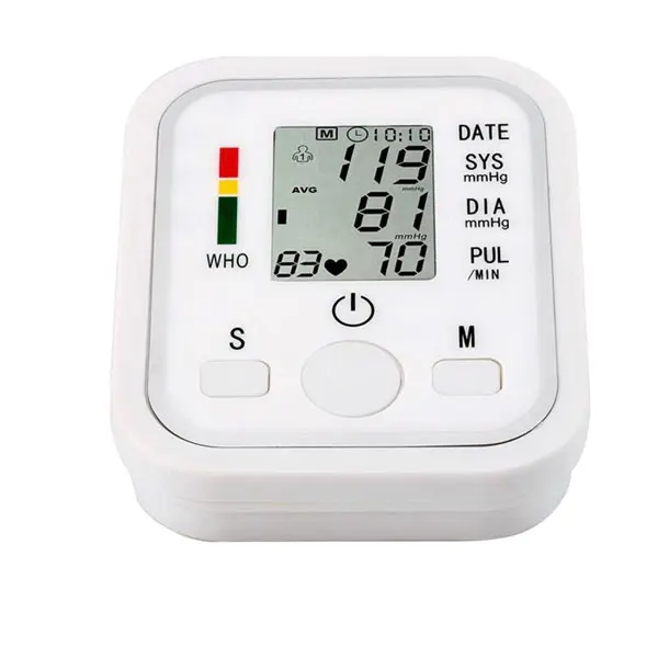 Máy đo huyết áp DELAX đo nhịp tim tự động tại nhà sử dụng màn hình LCD dễ dàng đọc và rõ ràng 0