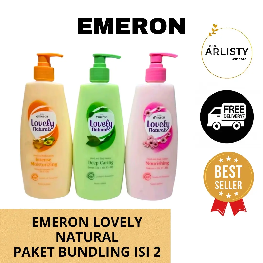 Promo 2 Botol Emeron Lovely 400ml x 2pcs, MURAH Natural Series